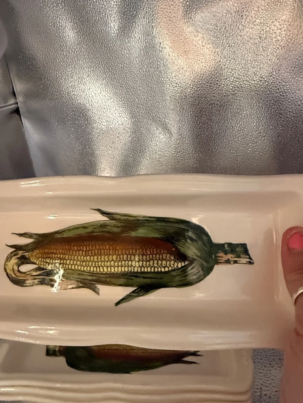 Vintage adorable ceramic stacking set of 4 corn on the cob dishes - Picture 6 of 12